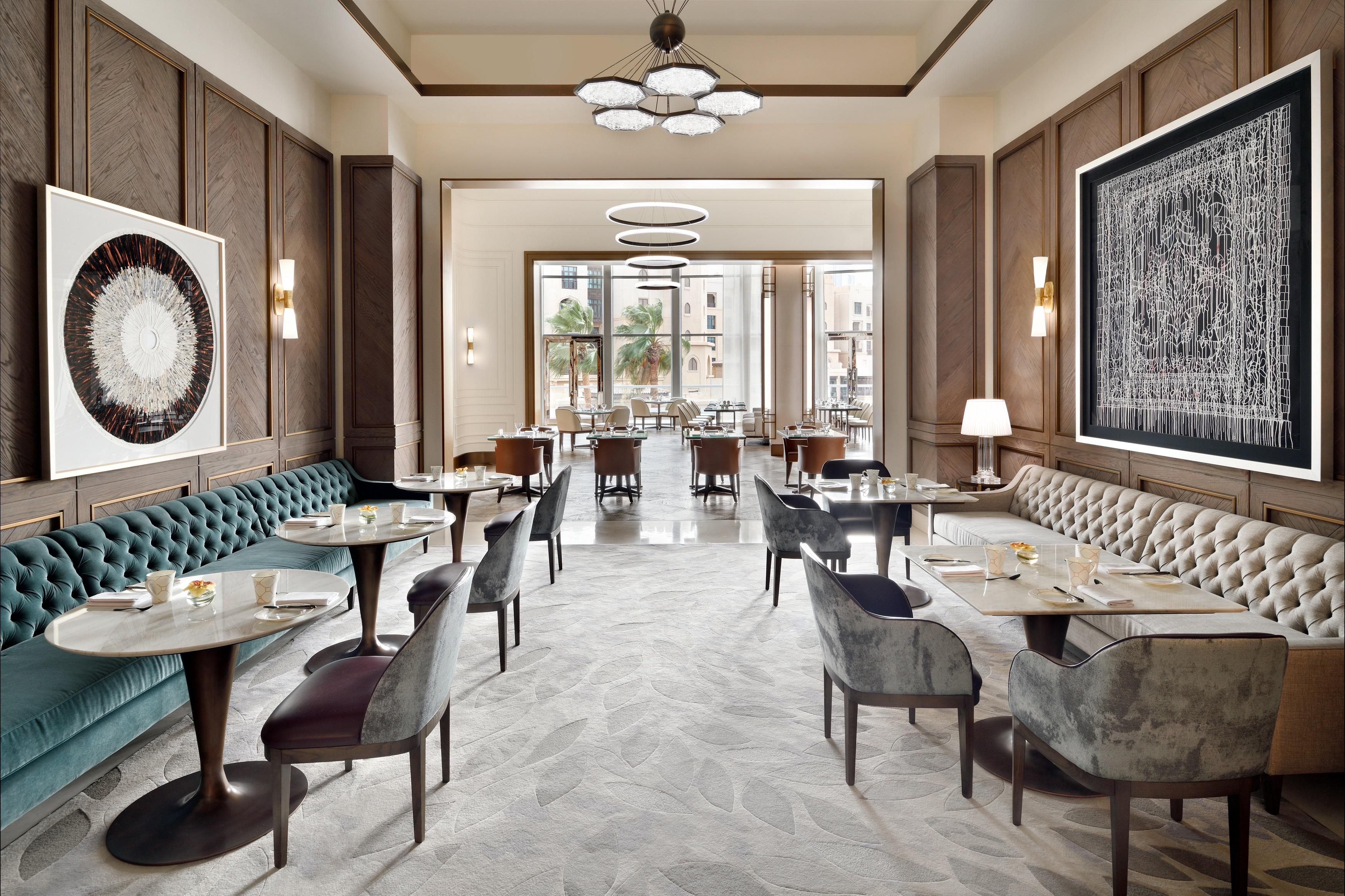 Hotel Address Downtown Dubai Esterno foto The restaurant's interior