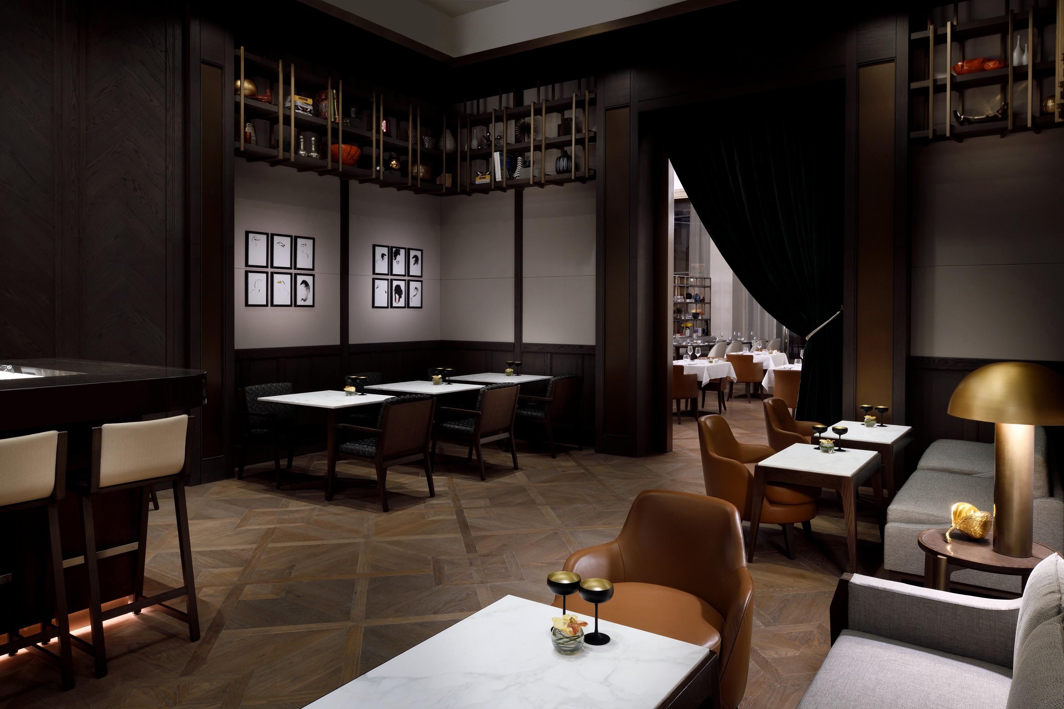 Hotel Address Downtown Dubai Esterno foto The interior of the restaurant